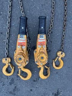 キトー　レバーブロック　1.6t 2台セット①のサムネイル