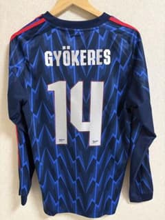 アーセナル 25/26 アウェイ 長袖 CLモデル ギョケレシュ　XL 新品 アーセナル 25/26 アウェイ 長袖 CLモデル ギョケレシュ XL - メルカリ