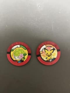 ポケモンバトリオシェイミ ピチュー メダル 2枚セットのサムネイル
