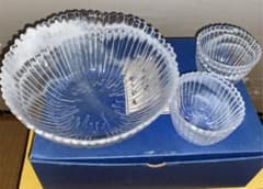 月夜野工房 ガラスボウル そうめん鉢のサムネイル