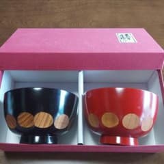 【新品未使用】お椀　夫婦椀のサムネイル