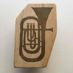 【訳あり】消しゴムはんこ チューバ ユーフォニアム楽器のサムネイル