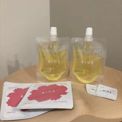 KINS クレンジングオイル　詰め替え2点セット　フェイスマスク、サンプル付 KINS クレンジングオイル 詰め替え2点セット フェイスマスク、サンプル