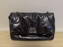 BALENCIAGA モナコ M 765945 チェーンバッグ 黒のサムネイル