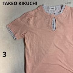 TAKEO KIKUCHI/タケオキクチ/レイヤードTシャツ/美品/G291
