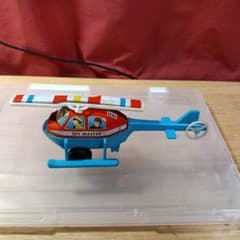 動作良好・完品】昭和レトロ ブリキ ヘリコプター SKY MASTER 当時物