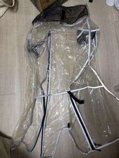 自転車用 チャイルドシート レインカバー 透明　convidaのサムネイル