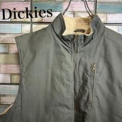 Dickies ディッキーズ ダックベスト ボアライナー ワンポイントロゴ 