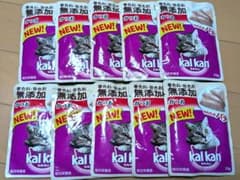 カルカンパウチやわらかパテ　かつお　10個セットのサムネイル