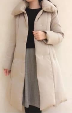 再値下げ【美品】エムプルミエ クチュール ベージュダウンコート 