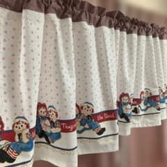 ハンドメイド　カントリーカフェカーテン　訳ありのサムネイル