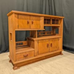 GMFO11○世界遺産屋久杉 最高級 茶棚 飾り棚 キャビネット サイドボード 世界遺産 屋久杉 飾り棚 茶棚 水屋 サイドボード リビングボード