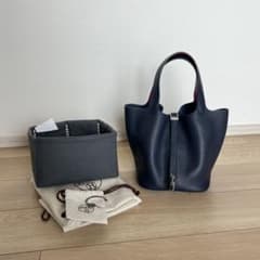 HERMES エルメス ピコタンロック MM ブルーインディゴ エクラ A刻印