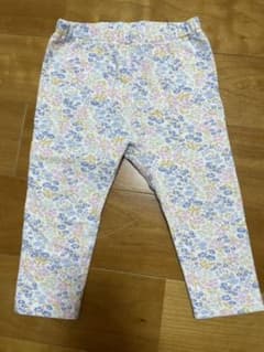 【ユニクロ】レギンス（ホワイト花柄）♡のサムネイル