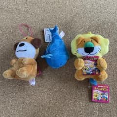 たべっ子どうぶつ　マスコット　いぬ　くじら　ライオン