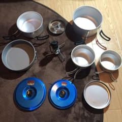キャンプ用品　カップ　飯盒　セットのサムネイル