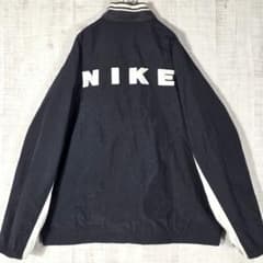 ⭐︎超希少⭐︎90’NIKEハーフジップ　肉厚ナイロンジャケット 希少✨️90s ナイキ ハーフジップ ナイロンジャケット ビッグロゴ 刺繍