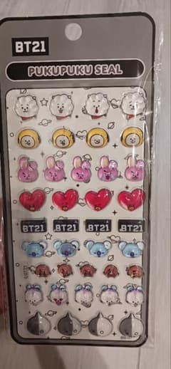BT21 PUKUPUKU シール ぷっくりBTSボンドロのサムネイル
