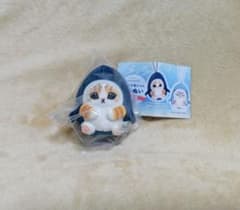 モフサンド　海の生き物にゃん　サメにゃん（ネイビー） コロぬいのサムネイル