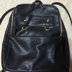 ウィル様専用♡フェイクレザーリュック 黒のサムネイル