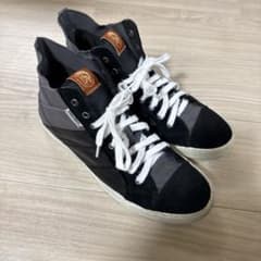 DIESEL ハイカットスニーカー ブラック グレーのサムネイル