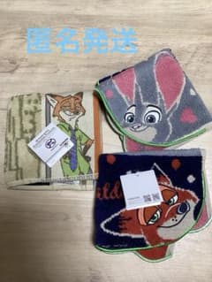 신품 줌 피어 손수건 3장 세트 미니 타월 흠뻑 디즈니 닉