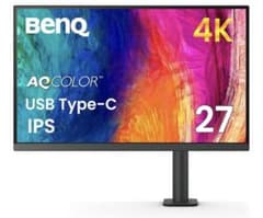 BenQ PD2705UA モニターアーム付属4Kモニター BenQ PD2705UA モニターアーム付属4Kモニター - メルカリ