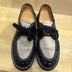 美品 リーガル チロリアンシューズ 革靴 23.5cm ブラック ハラコ