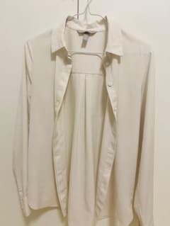 H&M アイボリー 長袖シャツ EUR32 白シャツのサムネイル