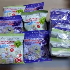 すみっコぐらしシャインマスカット、ちいかわぶどうこんにゃくゼリー