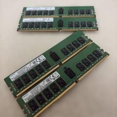 SAMSUNG/16GB/PC4-2400T/サーバーメモリ4枚組。のサムネイル
