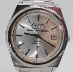 希少 シチズン CITIZEN トランスコンチネンツ 自動巻き 腕時計 S255 