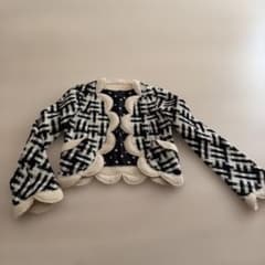 Almost new MARC JACOBS tweed collarless jacket