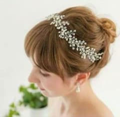 ゼクシィ掲載 ANNAN WEDDING 小枝パーツヘッドドレス | Mercari