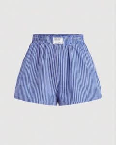青と白のストライプショートパンツのサムネイル