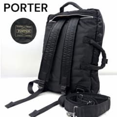 美品 ポーター タンカー 3way ビジネスバッグ リュック 黒 大容量 書類