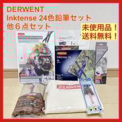 未使用 DERWENT Inktense24色 水彩色鉛筆 画材6点セット - メルカリ