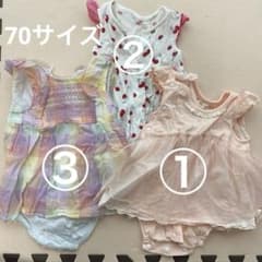 夏物女の子服3点セットのサムネイル