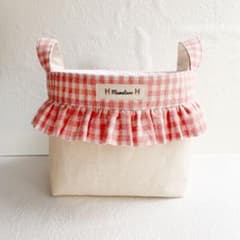 ハンドメイド 布バスケットのサムネイル