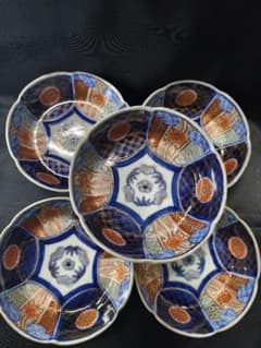 古伊万里 金彩色絵深皿 手描き 明治骨董 旧家蔵出美品 アンティーク 古美術 古伊万里 金彩色絵深皿 手描き 明治骨董 旧家蔵出美品 アンティーク 古