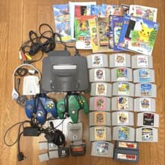 ジャンクNINTENDO64本体ソフトコントローラー等まとめ売りニンテンドー64