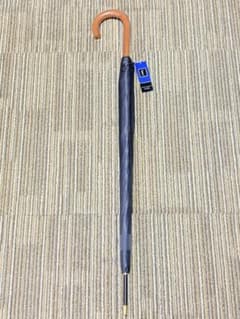 極美品　イヴ・サンローラン　YSLロゴ総柄　晴雨兼用長傘　メタリックグレー 極美品 イヴ・サンローラン YSLロゴ総柄 晴雨兼用長傘 メタリック