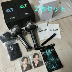 美品最新&TEAM 公式ペンライト 2本セットトレカカード付エンチーム