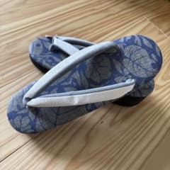 菱屋謹製　カレンブロッソ　カフェ草履新品未使用のサムネイル