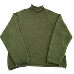 J.CREW 90's ロールネック ローゲージ ニット巨人タグ XL 黄緑 - メルカリ