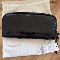 新品未使用 タグ付き SAZABY ブラック 長財布 黒色 財布 - メルカリ