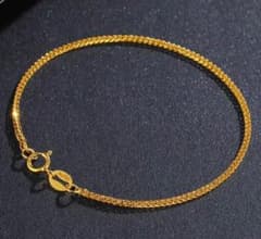 K18YG WG PG ブレスレット ショパンチェーン 18k 15cm~ - メルカリ