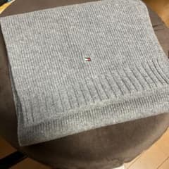 TOMMY HILFIGER ラムウール マフラー グレーのサムネイル