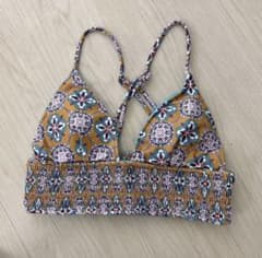 ALEXIA STAM アリシアスタン モロッカンタイル柄 アジアン Mサイズ ALEXIA STAM アリシアスタン タイル柄ビキニトップ モロッカン S