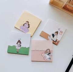 メモ帳　韓国　女の子のサムネイル
